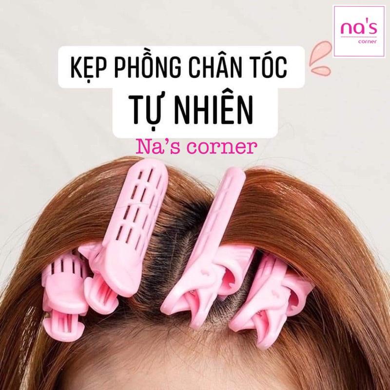 Kẹp độn phồng chân tóc uốn cong tóc mái loại dài