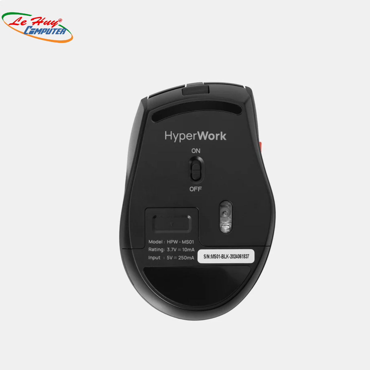 Chuột không dây HyperWork Silentium | MS01 - Hàng Chính Hãng - Tặng kèm lót chuột