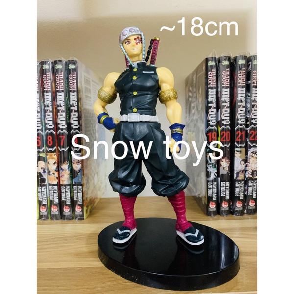 Mô hình Kimetsu No Yaiba - figure âm trụ Uzui Tengen cao 18 cm - mô hình thanh gươm diệt quỷ