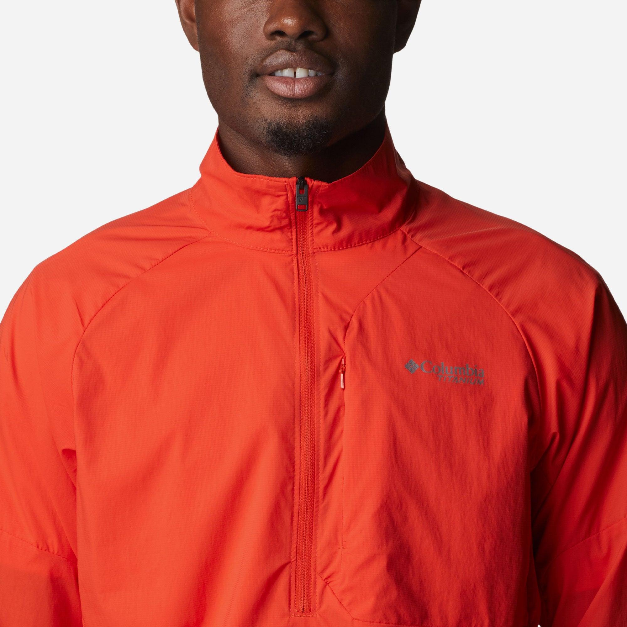 Áo gió tay dài thể thao nam Columbia Titan Pass Lightweight 1/2 Zip - 2034822839