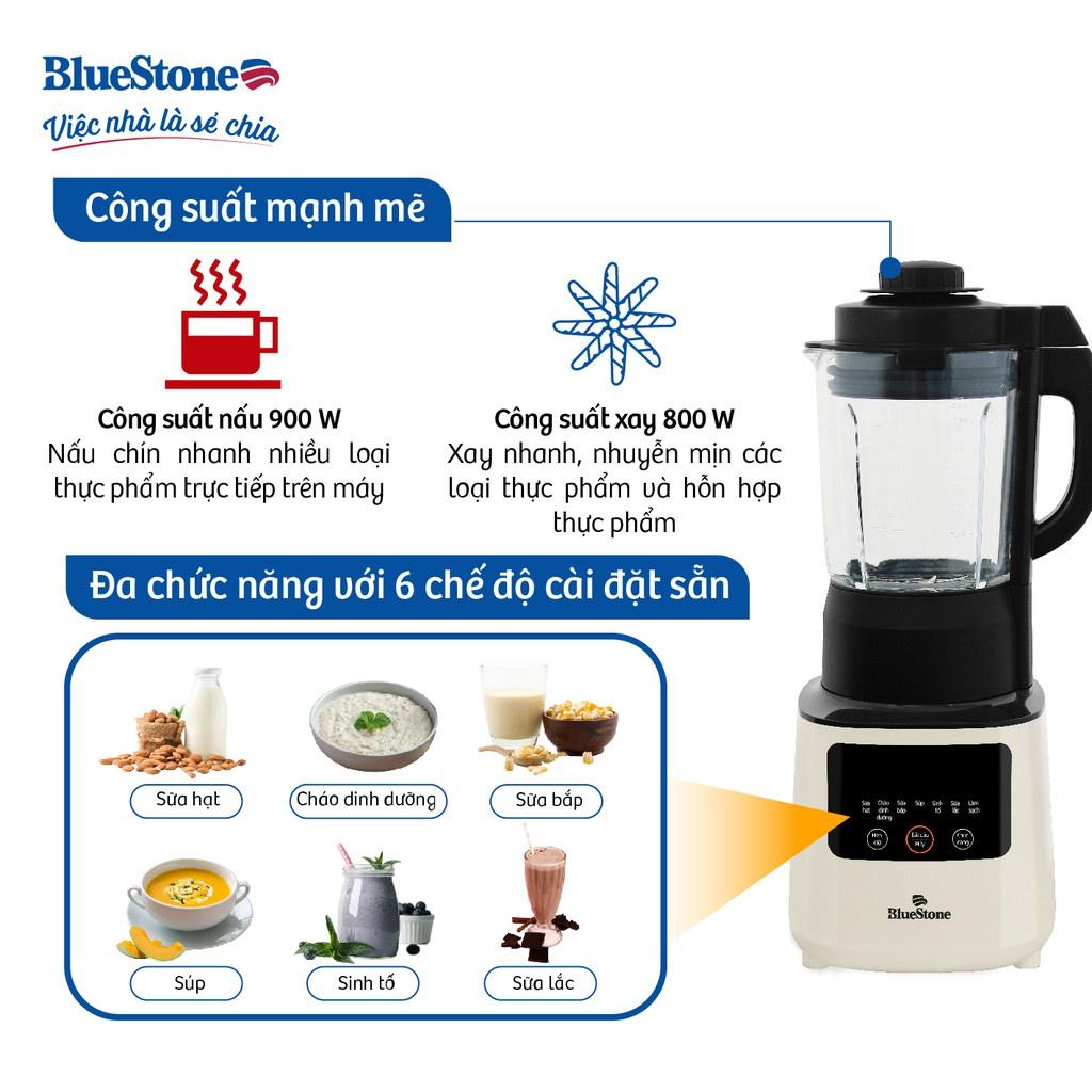 Máy Làm Sữa Hạt BlueStone BLB-6035, 1,75Lít - 1700w, Máy Xay Nấu Đa Năng, Cháo Dinh Dưỡng, Hàng Chính Hãng