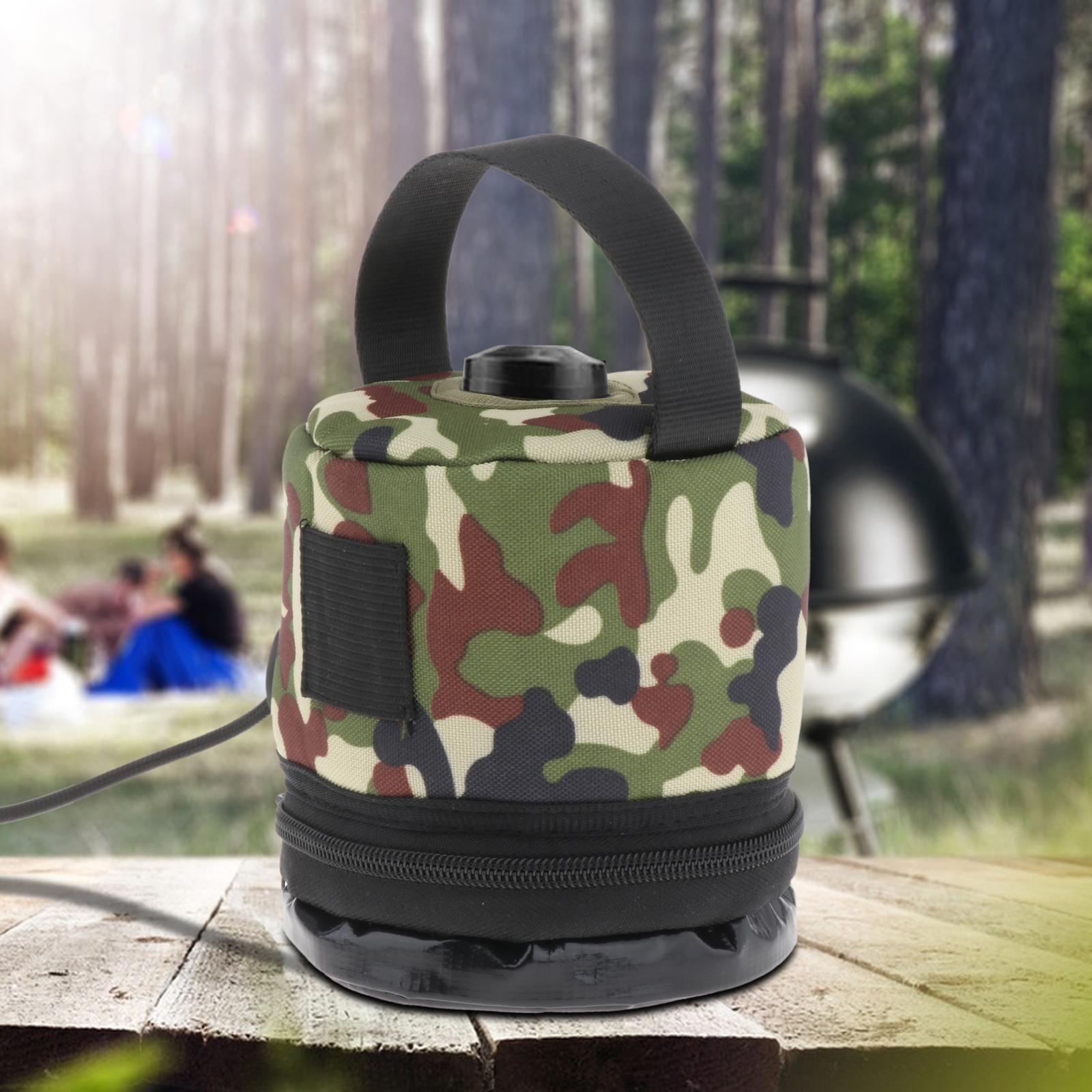 Camping Gas Canister Cover Durable Portable with Handle Fuel Canister Cover