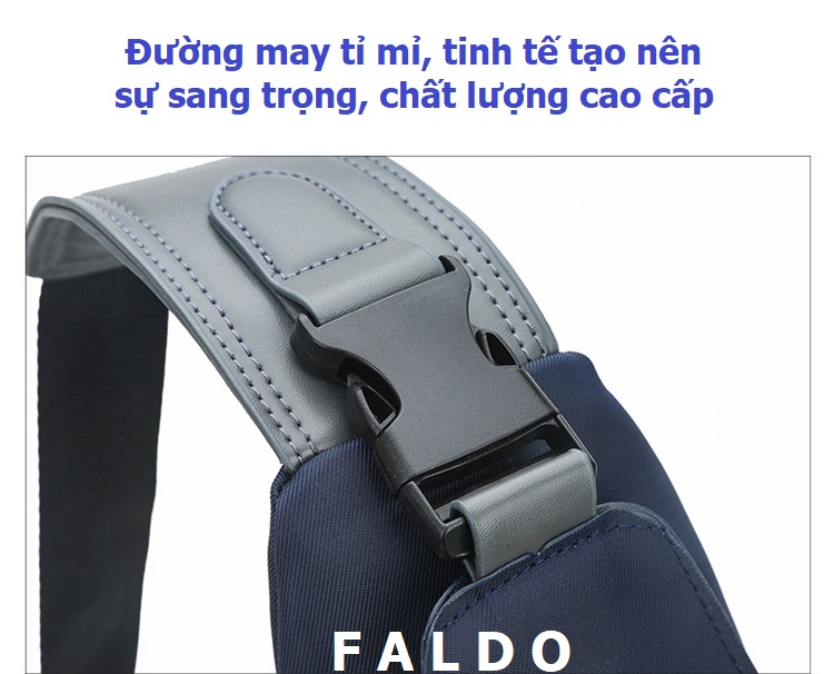 Túi Đeo Chéo Chống Nước Thời Trang Cao Cấp Thương Hiệu FALDO