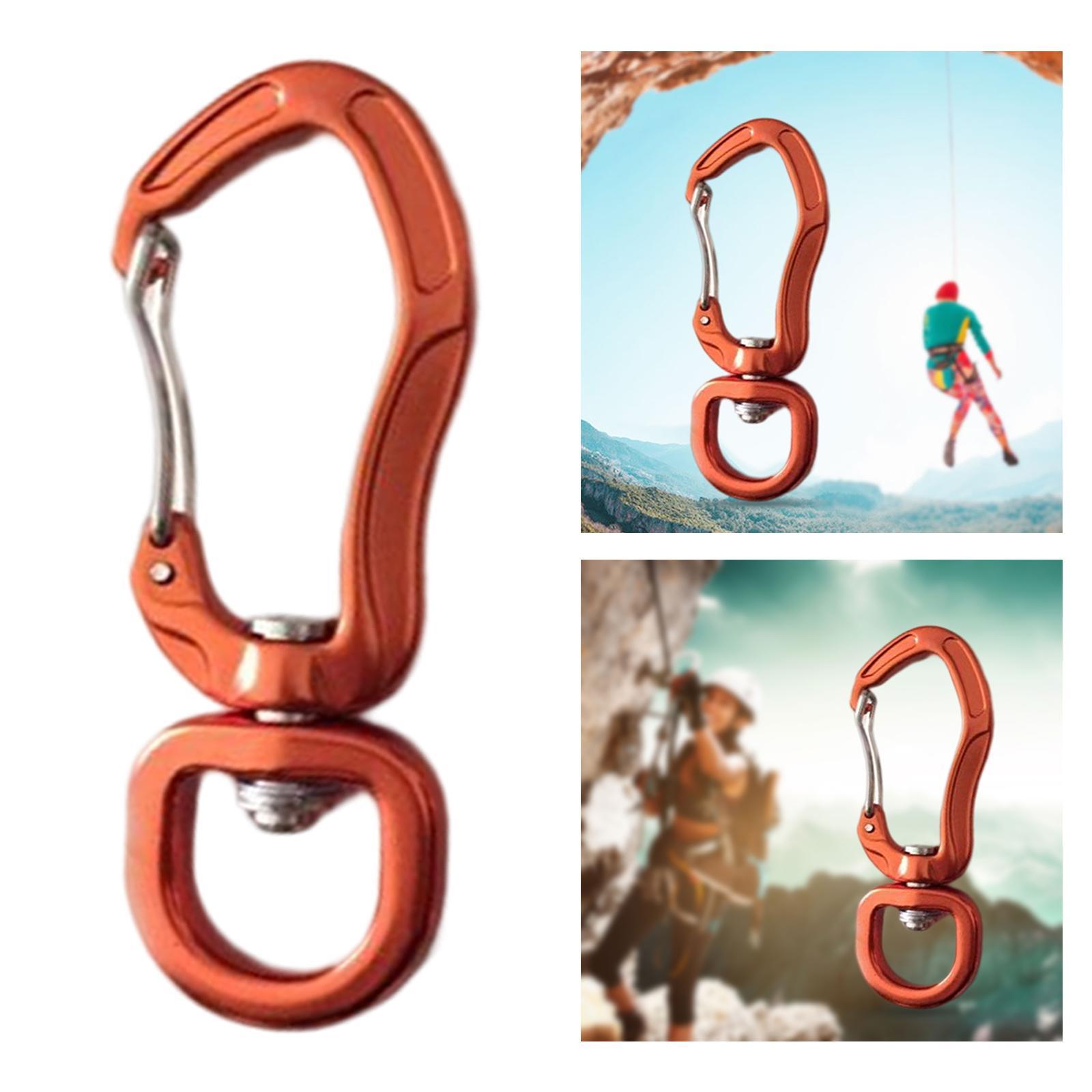 360° Rotating Swivel Carabiner Clip for Hammock Hanging Camping Dog Leash