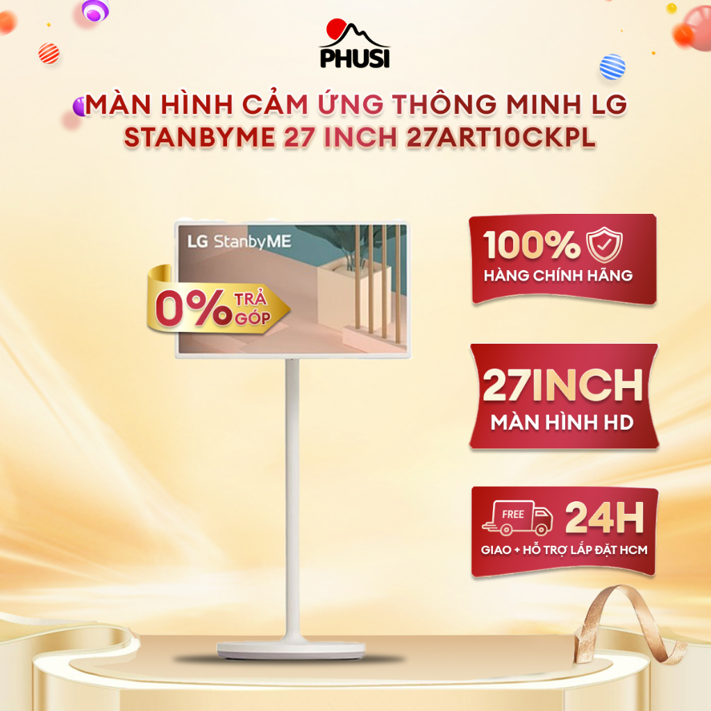 LG StanbyMe 27 inch Version 2024 27ART10CKPL - Hàng chính hãng - Giao HCM và 1 số tỉnh thành