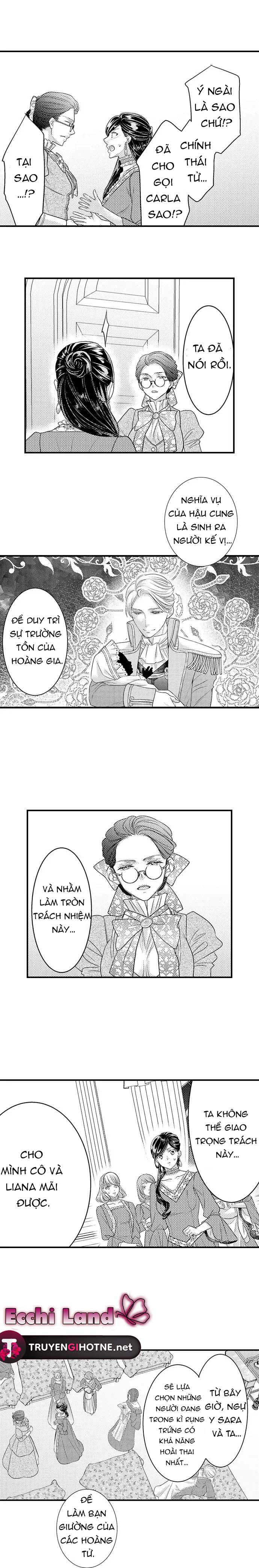 chuyển sinh vào thế giới khác ~ nếu muốn trở thành nữ hoàng hãy tìm cách để được hoàng đế sủng ái vào ban đêm chapter 69.2 3