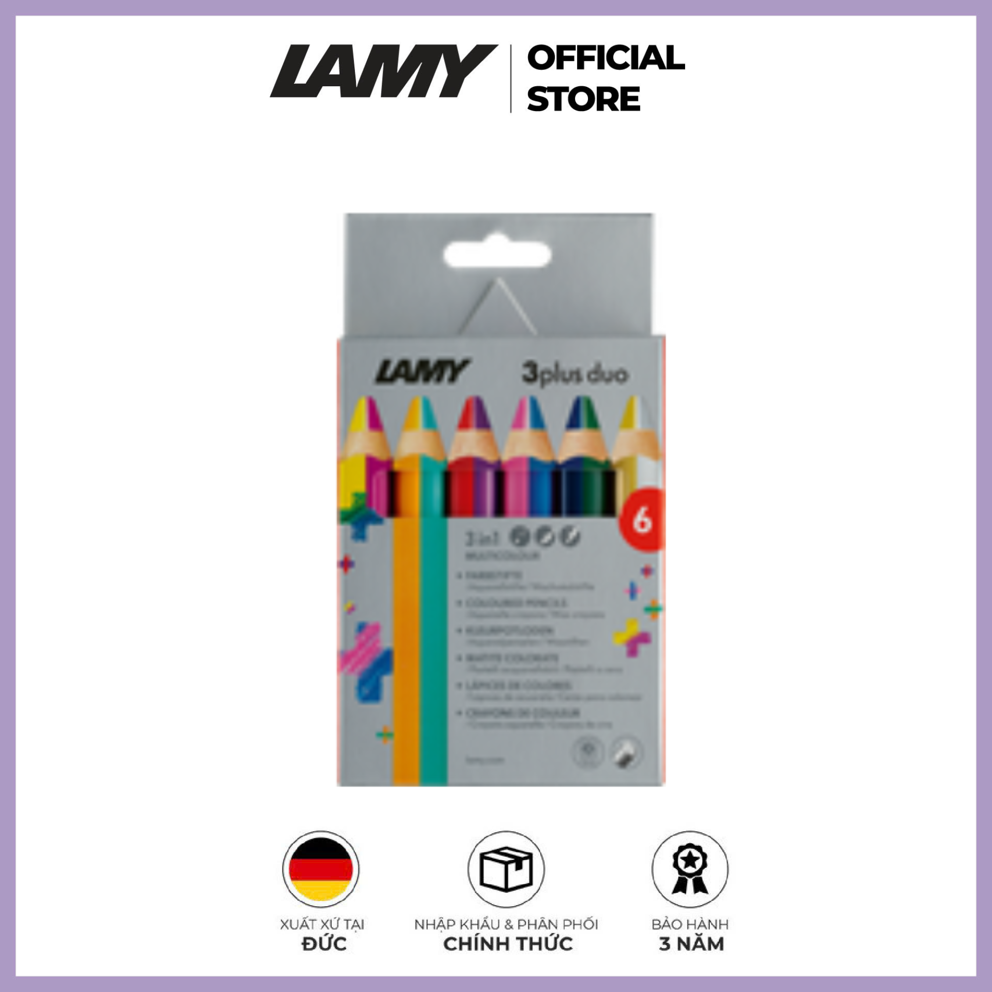 Bút màu sáp Lamy 3plus