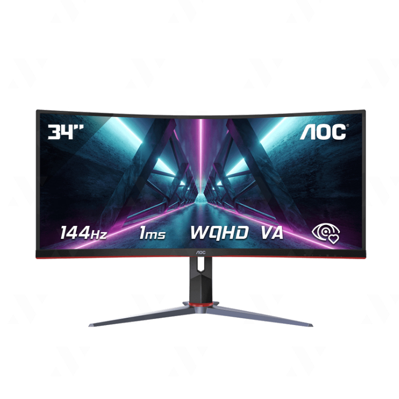 Màn Hình Cong Gaming AOC CU34G2X/74 34 Inch - Hàng Chính Hãng