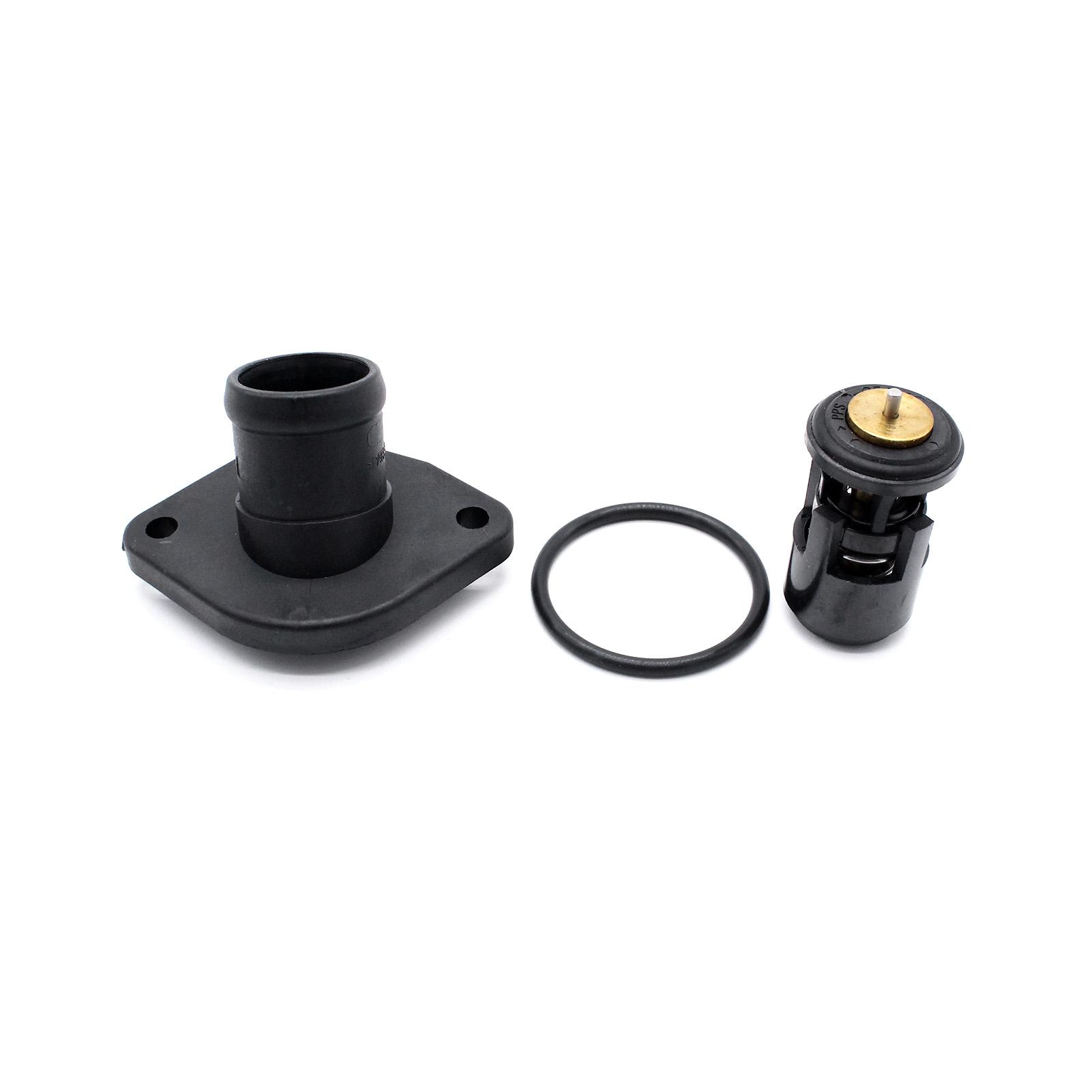 Coolant Flange with Thermostat Seal Ring Replacement for VW Polo 6N 6N1 6N2 1.0-1.6 6K 1.4 1.6