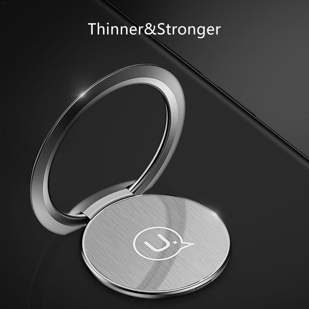 Giá đỡ iRing Usams Spinner tích hợp hít xe hơi (Màu ngẫu nhiên) - Hàng chính hãng