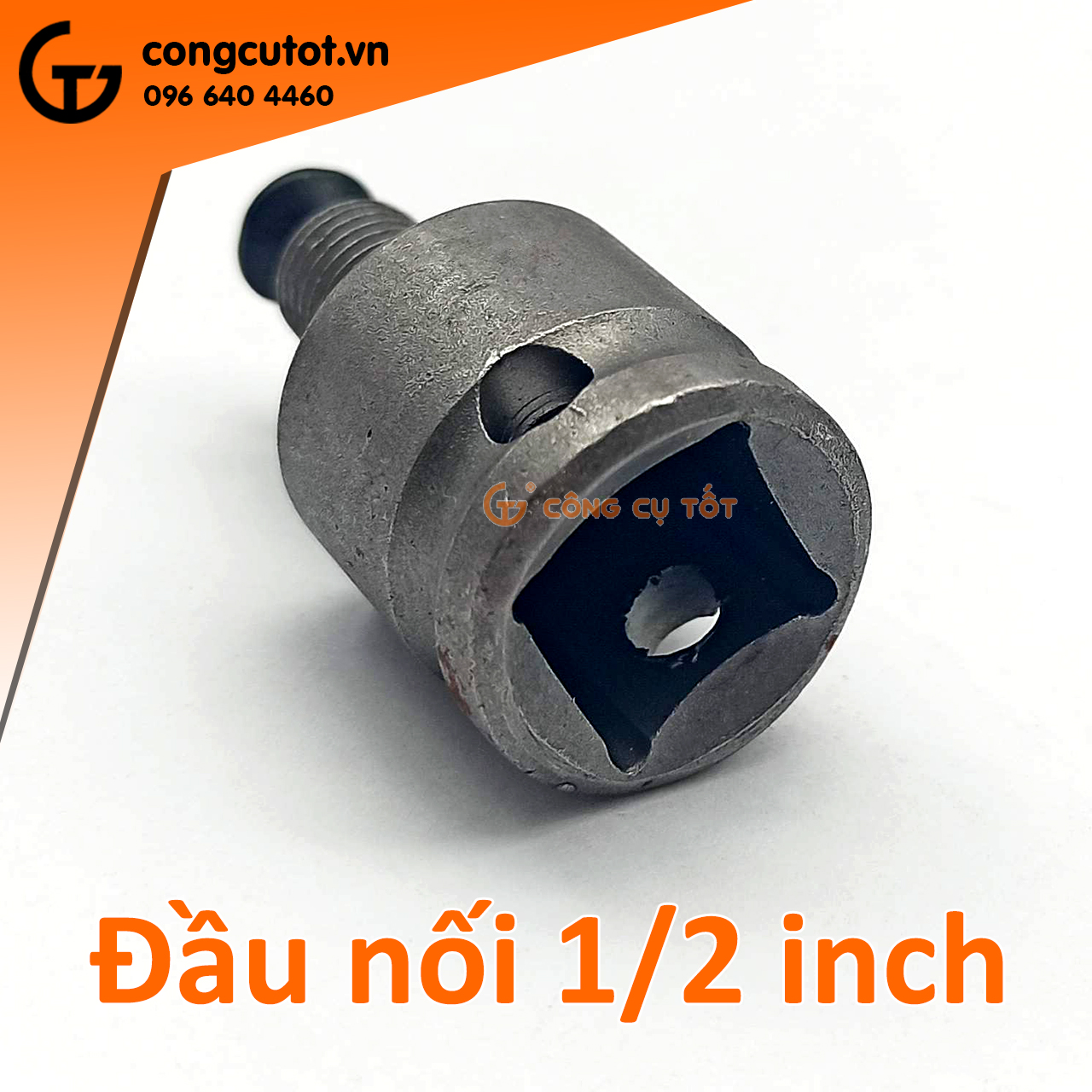 Đầu chuyển 1/2 ra đầu ren nối bầu khoan M10