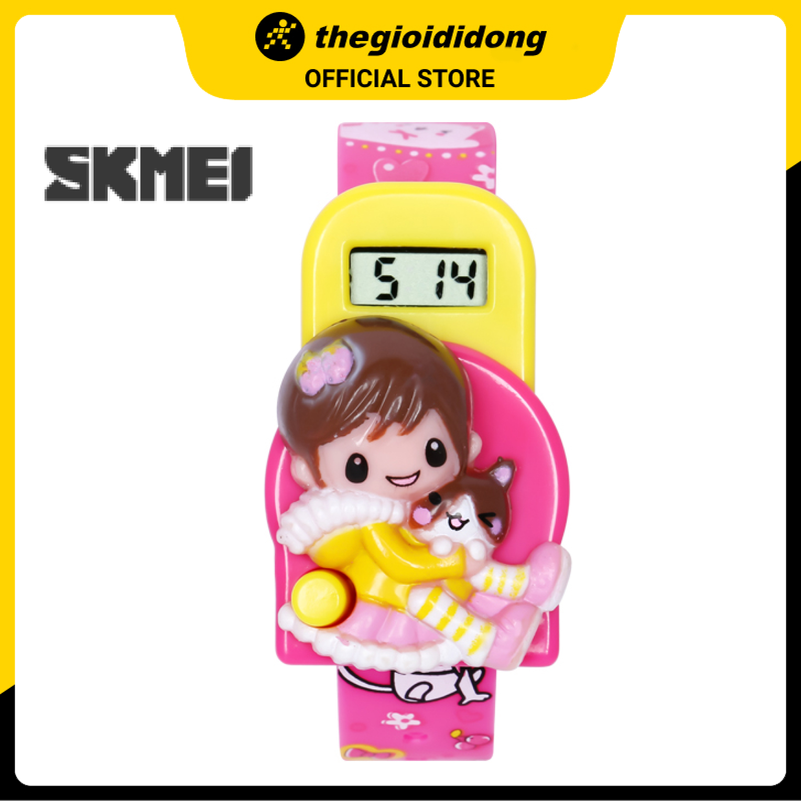 Đồng hồ trẻ em Skmei SK-1240 Hồng Đậm - Hàng chính hãng