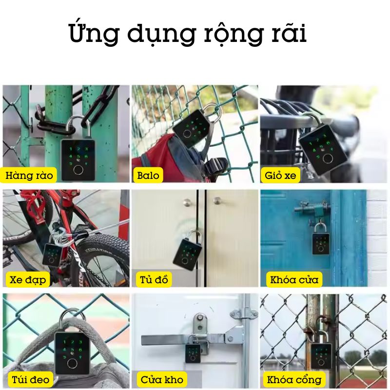 Ổ Khóa Thẻ Từ Mật Khẩu Mã Số Vân Tay Thông Minh Hỗ Trợ Chìa Cơ T55D
