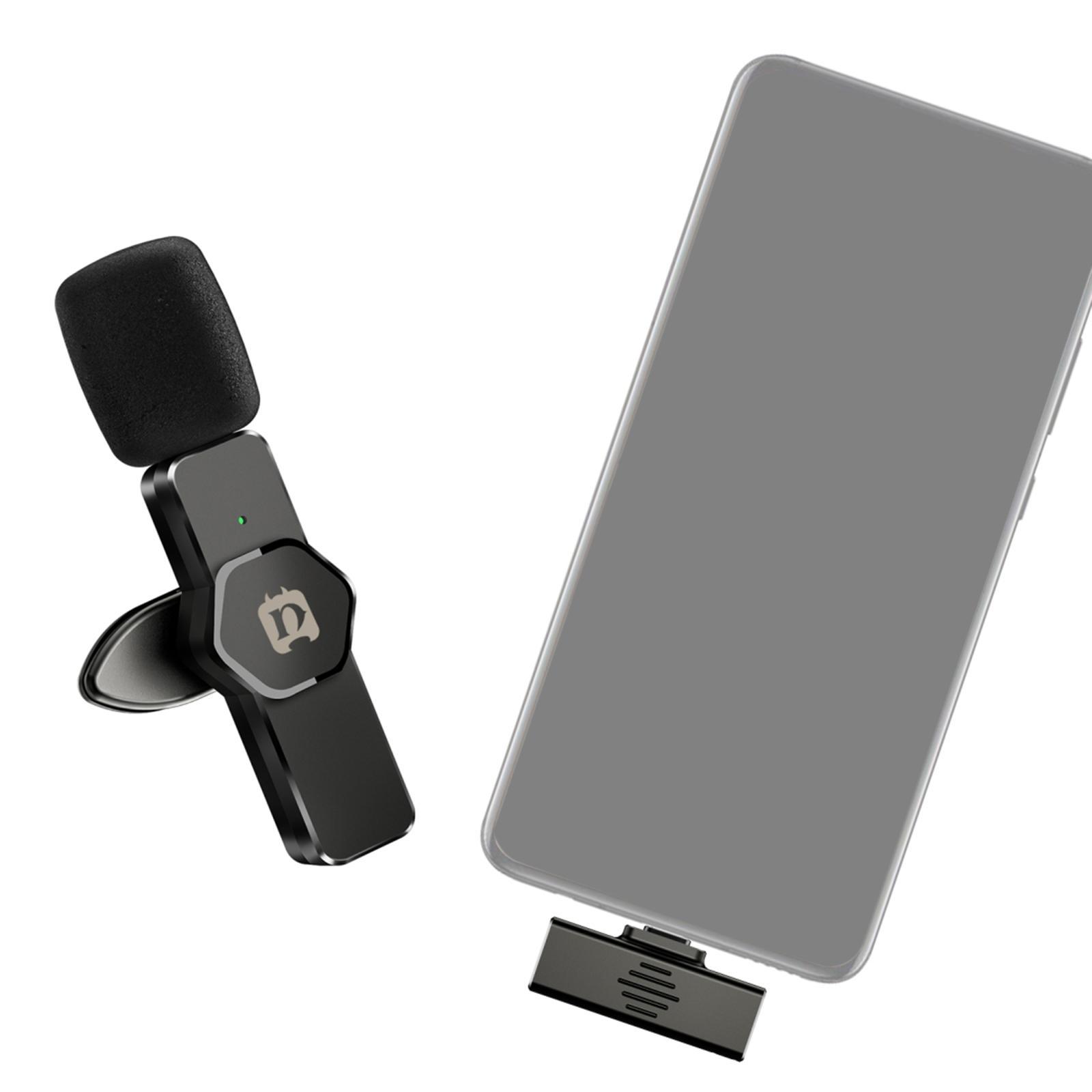 Wireless Lavalier Microphone Usb-C PC for Interview-Auto Sync Meeting