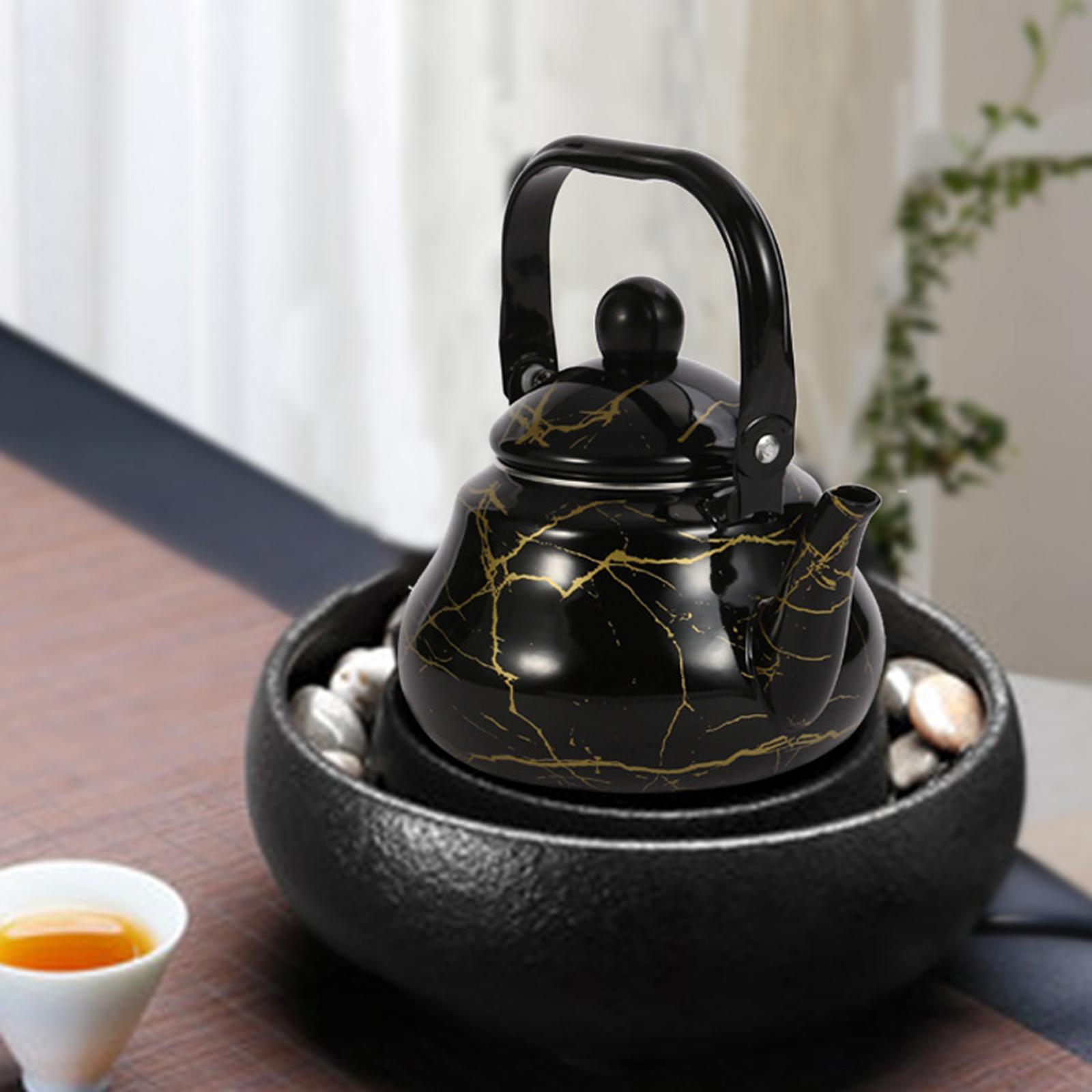 2L Capacity Tea Kettle Tea Pot Water Pot Ergonomic Handle for Home Restaurant