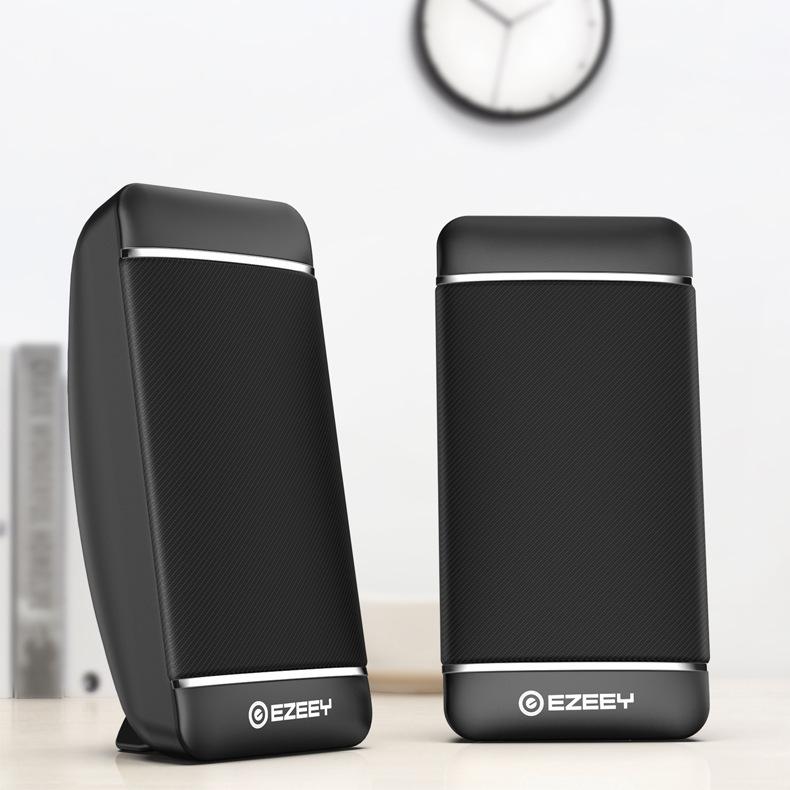 B29 Loa máy tính xách tay mới có dây USB được cung cấp năng lượng 2.0 mini Audio Portable Audio 3D Subwofer Hifi PC Loa Chất lượng cao Color: White