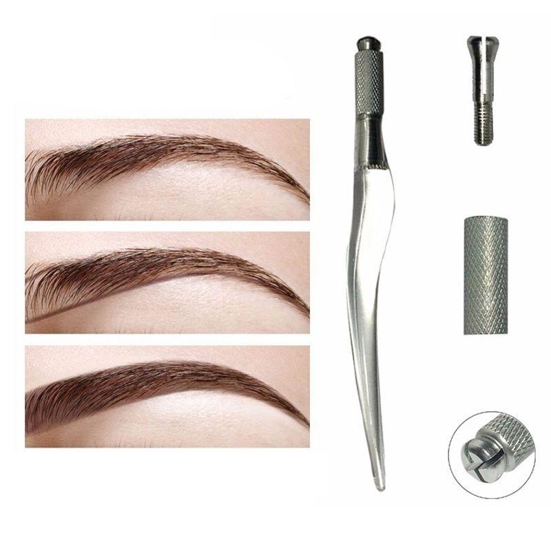 Manual  Pen Microblading Makeup Machine For Permanent Eyebrow Tool 30x