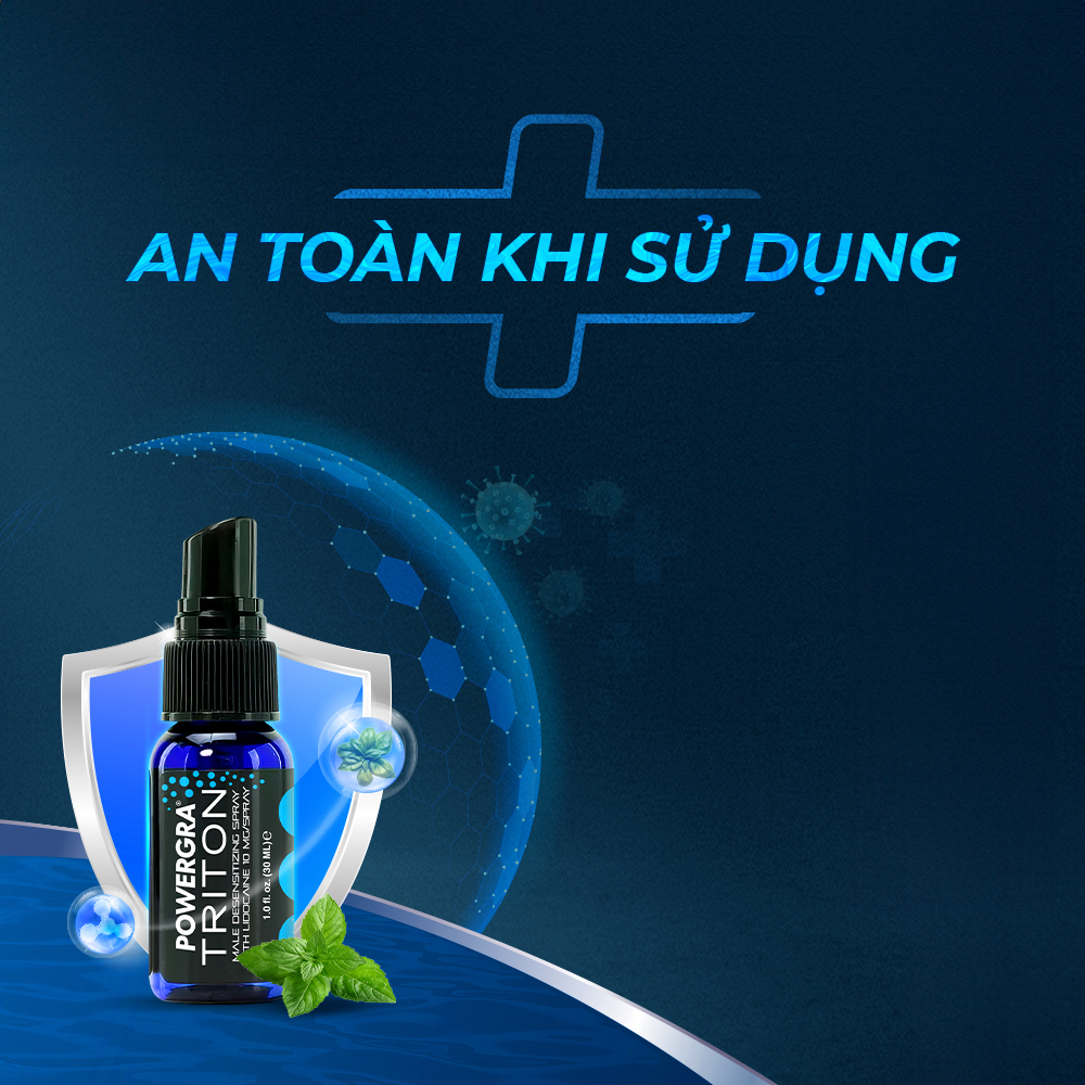Chai xịt Powergra Triton - Chai 30ml