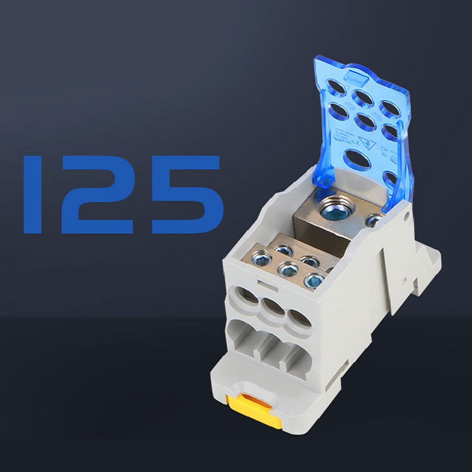 Din Rail Terminal Case Block Distribution Box, Electrical Junction Box for Power Distribution Cabinets