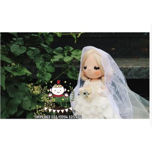 Đồ trang trí thêu tay Trung Quốc / DIY GÓI NGUYÊN LIỆU búp bê thêu tay CÔ DÂU CHÚ RỂ / DOLL HANDMADE- BÁCH HÓA NA NA