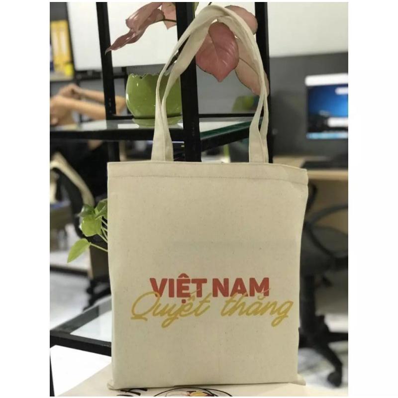 Túi tote vải canvas in hình độc đáo