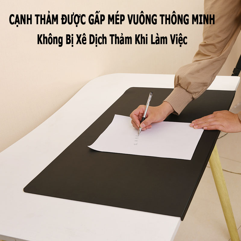 Tấm Thảm Lót Bàn Phím Chuột Cỡ Lớn; Bàn Di Chuột Máy Tính Da PU; Trải Bàn Làm Việc Văn Phòng; Setup Góc Học Tập