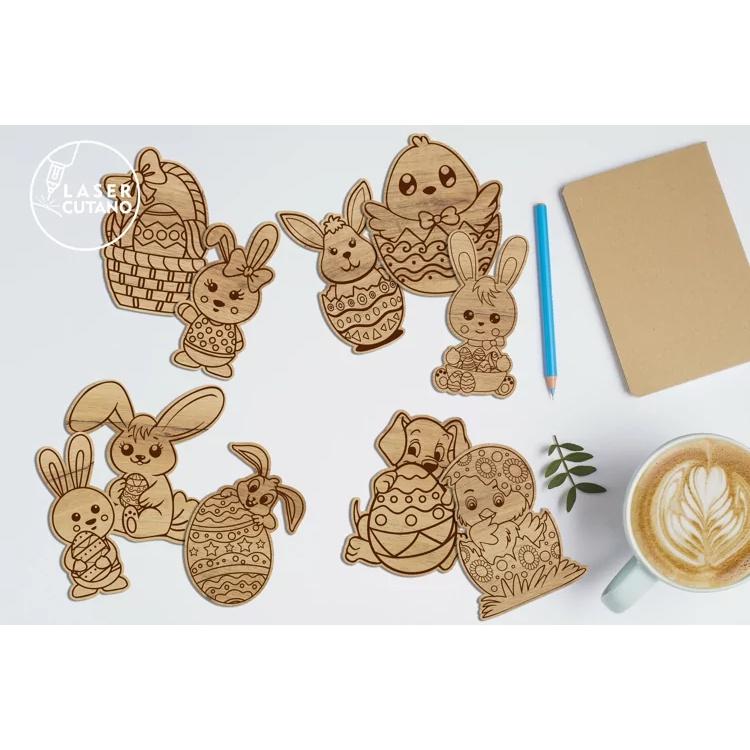 Bảng đồ chơi xếp hình bằng gỗ kèm màu tô cho trẻ nhỏ mẫu đại dương