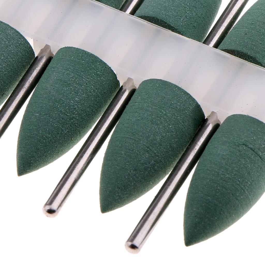 10 Pieces 2.35mm Resin Base Burs Rotary Drill Polisher Set
