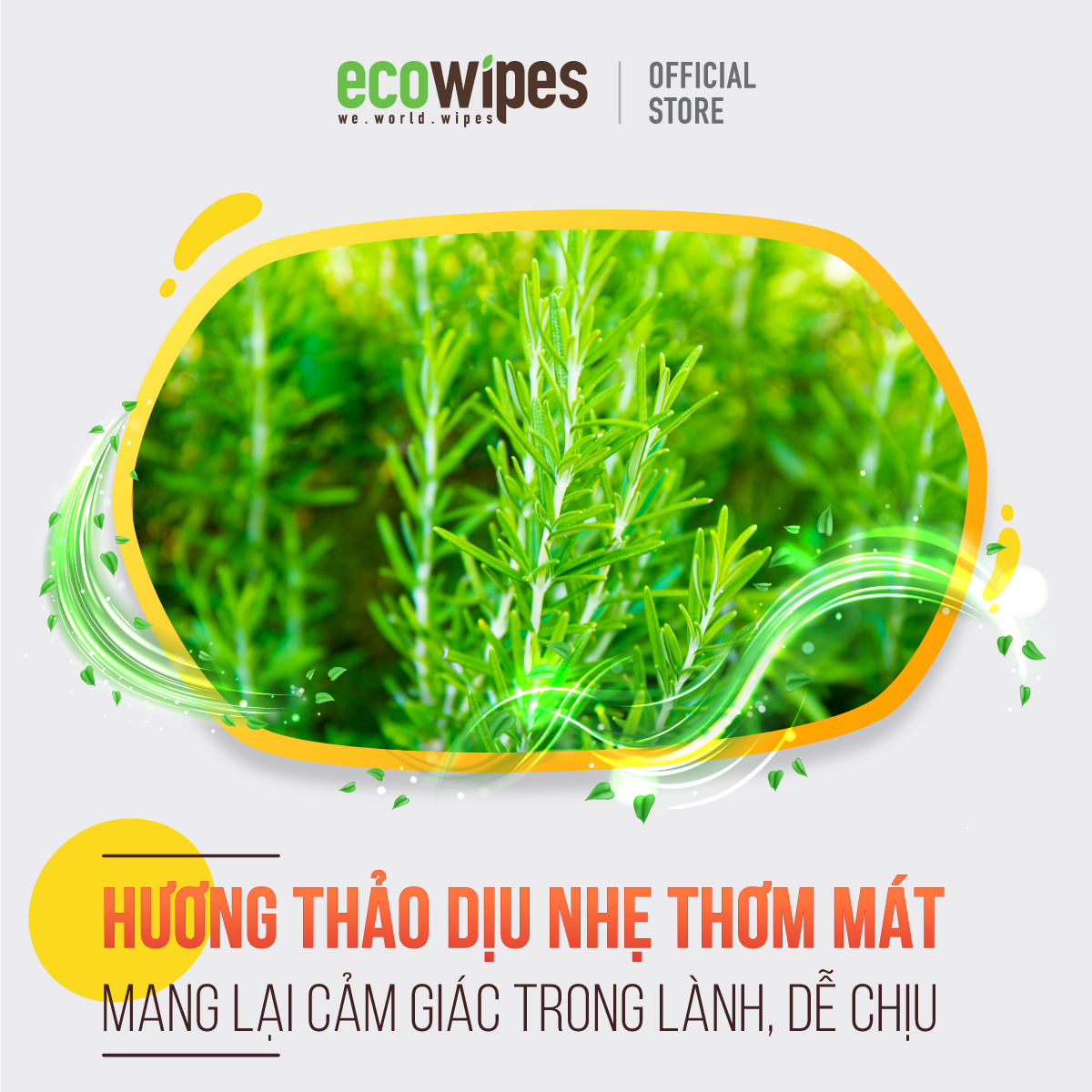 Combo 3 Khăn ướt đuổi muỗi EcoWipes gói 10 tờ 15x20 an toàn cho bé từ 6 tháng tuổi bảo vệ lên đến 8 giờ