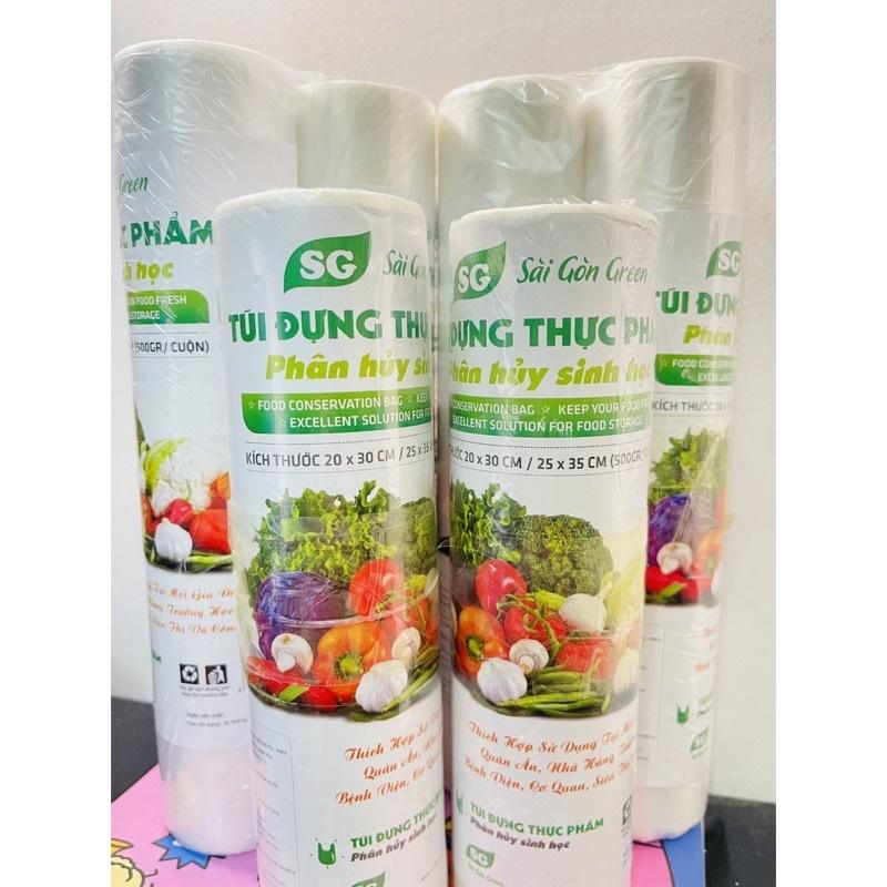 SÉT 3 CUỘN TÚI ĐỰNG THỰC PHẨM SÀI GÒN GREEN