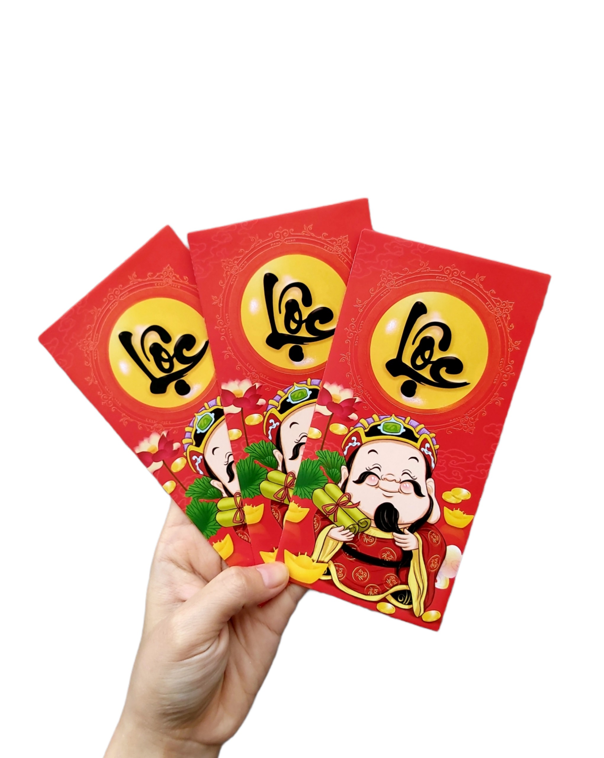 set 100 bao lì xì PHÚC LỘC THỌ (đủ mẫu)