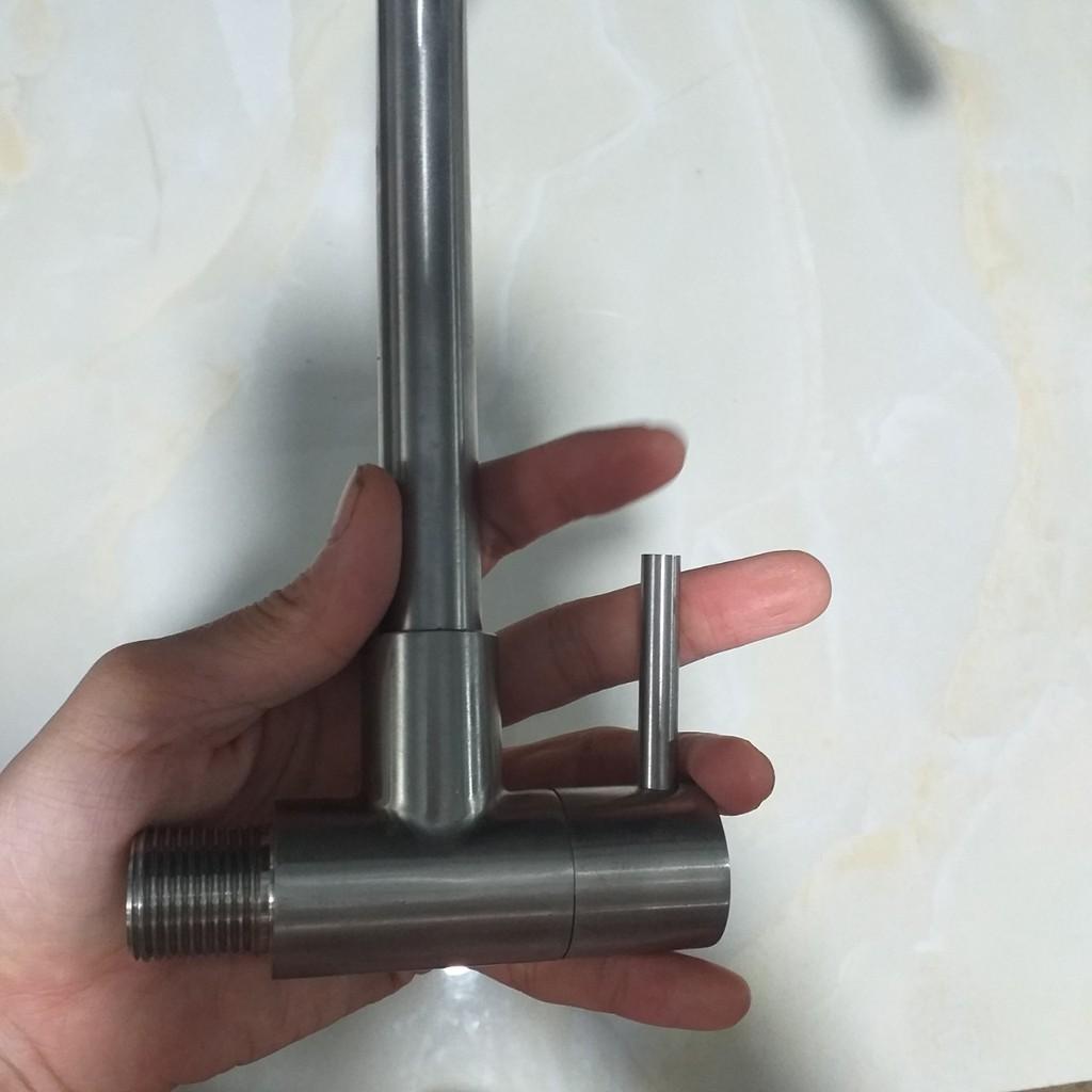 {Hàng đẹp} Vòi rửa bát LẠNH INOX 304 CAO CẤP