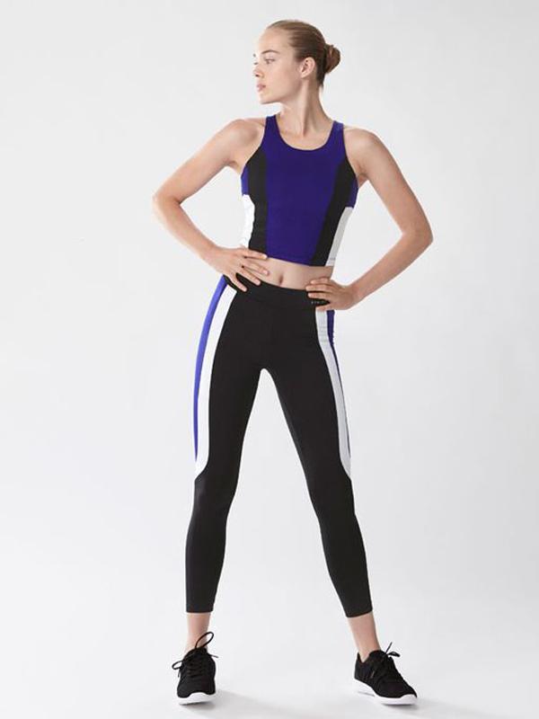 Quần Legging Oysho Cobalt Blue Block Leggings- SIZE S