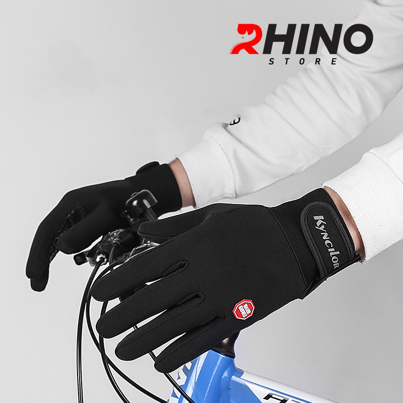 Găng tay giữ ấm mùa đông Rhino G105 Bao tay thể thao cảm ứng điện thoại , găng tay đi xe máy, xe đạp lót nỉ cho nam nữ - Hàng chính hãng
