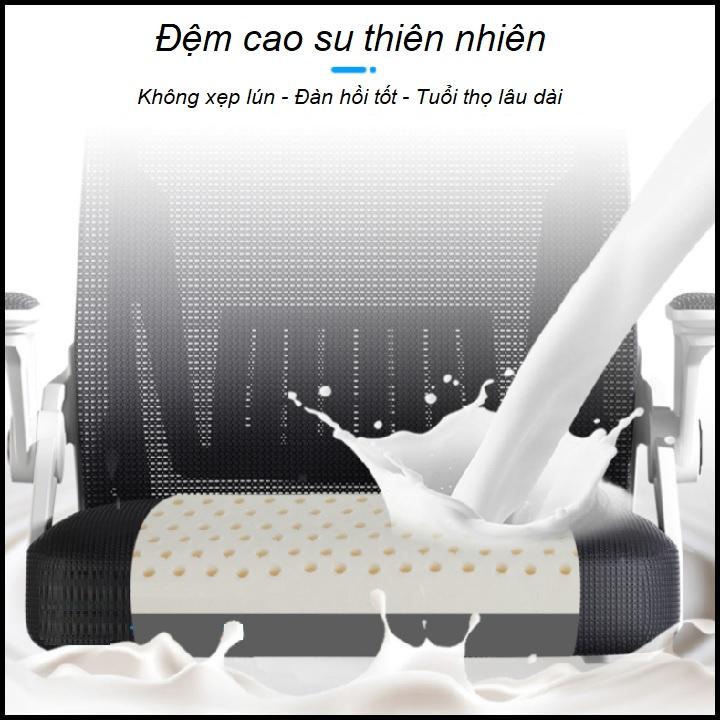 Ghế Văn Phòng Lưng Lưới, Tựa Đầu 3D - Ghế Làm Việc Công Thái Học, Chống Mỏi Lưng, Gù Lưng Cao Cấp