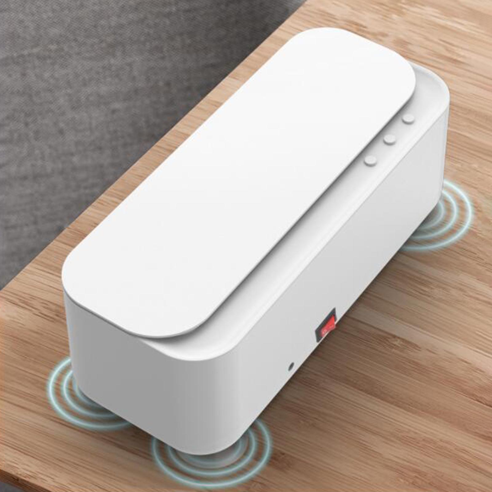 Portable Ultrasonic Cleaner High Frequency Vibration Electric for Rings Coin
