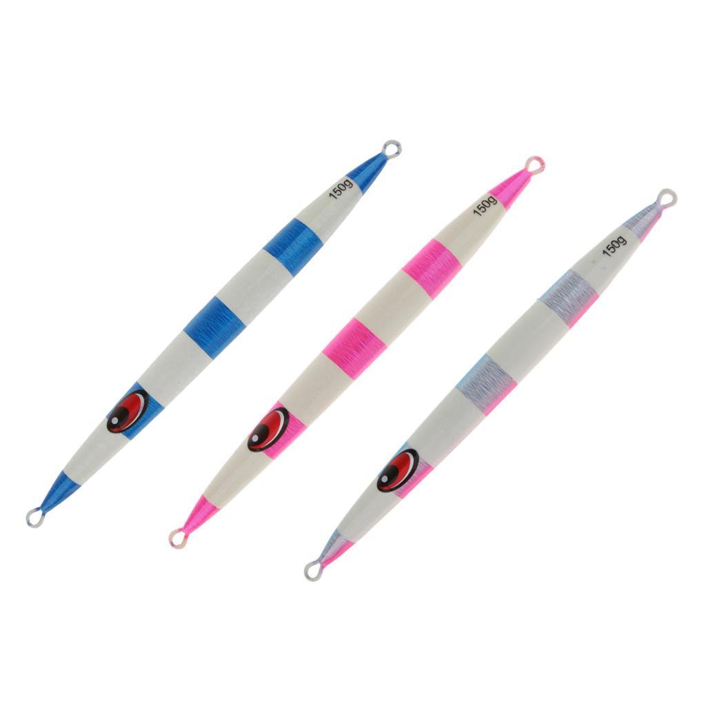150g 18cm Metal Fishing Lure Vertical Jigging Bait Hard Heavy Weight Bait Crankbait for Casting