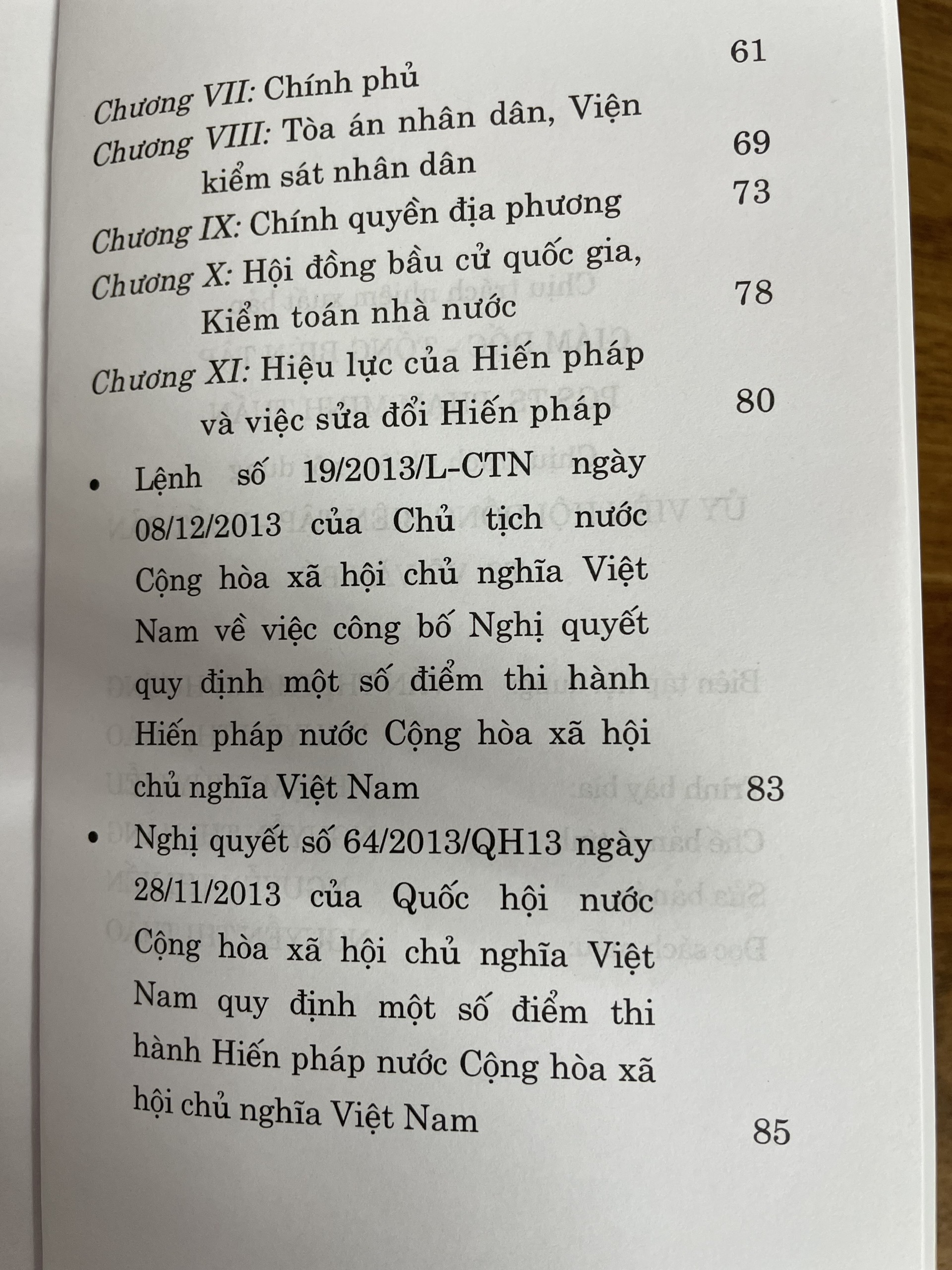 Hiến pháp Nước Cộng hoà xã hội chủ nghĩa Việt Nam