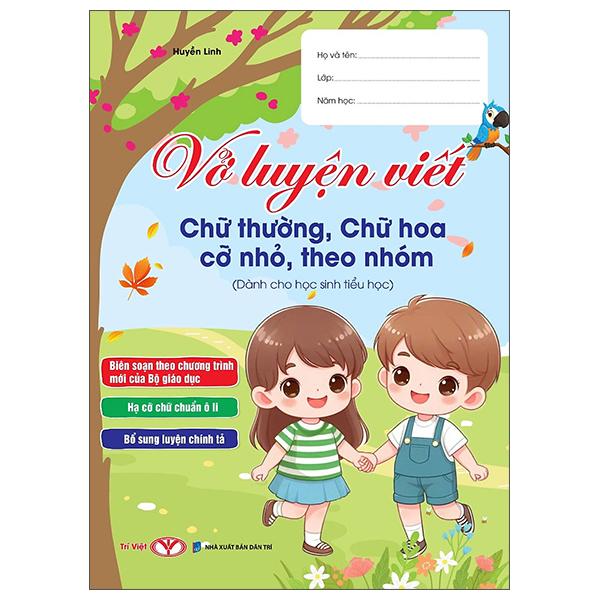 Sách - Vở Luyện Viết Chữ Thường, Chữ Hoa Cỡ Nhỏ, Theo Nhóm