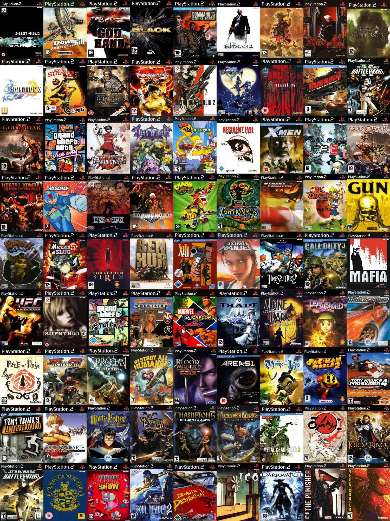 Bộ 8 Game ps2 tu chon