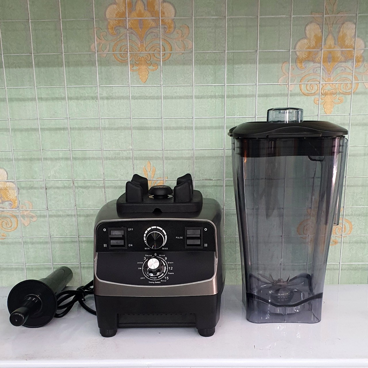 Máy xay sinh tố công nghiệp G5200 2200W, cối xay 2 lít - 3 lít