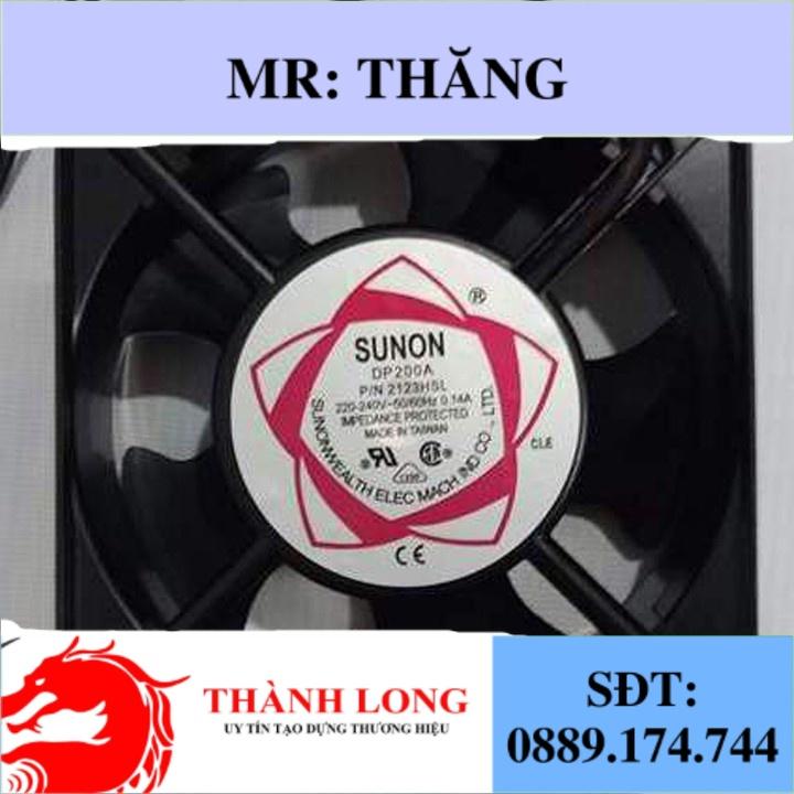 Quạt tản nhiệt có lưới SUNON 12x12 220V