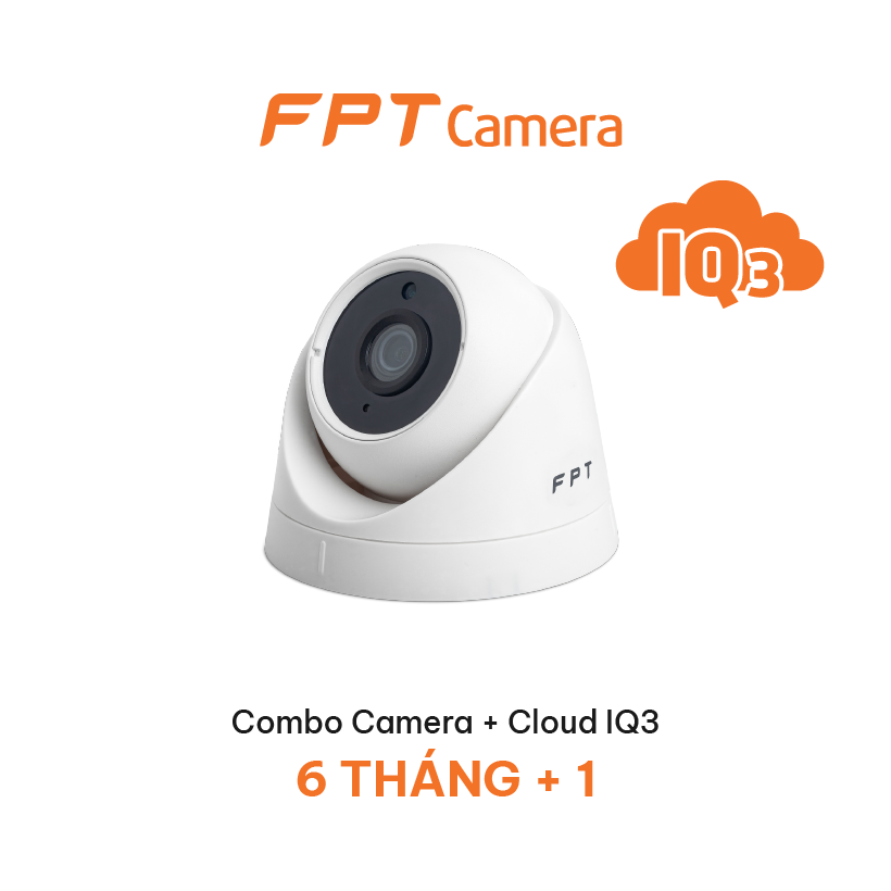 Camera Giám Sát An Ninh Thông Minh FPT IQ2 - Indoor Trong nhà - Tặng kèm gói lưu trữ Cloud 7 tháng - Hàng chính hãng