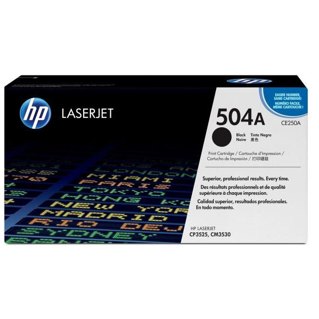 HP 504A Black Original LaserJet Toner Cartridge - Hàng chính hãng