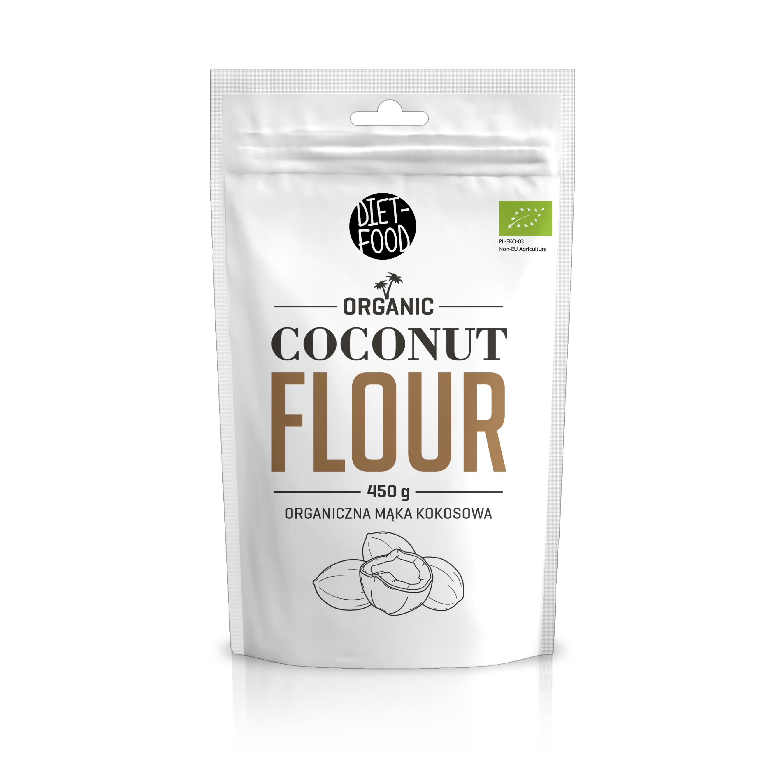 Bột dừa hữu cơ 450g Diet Food Organic Coconut Flour