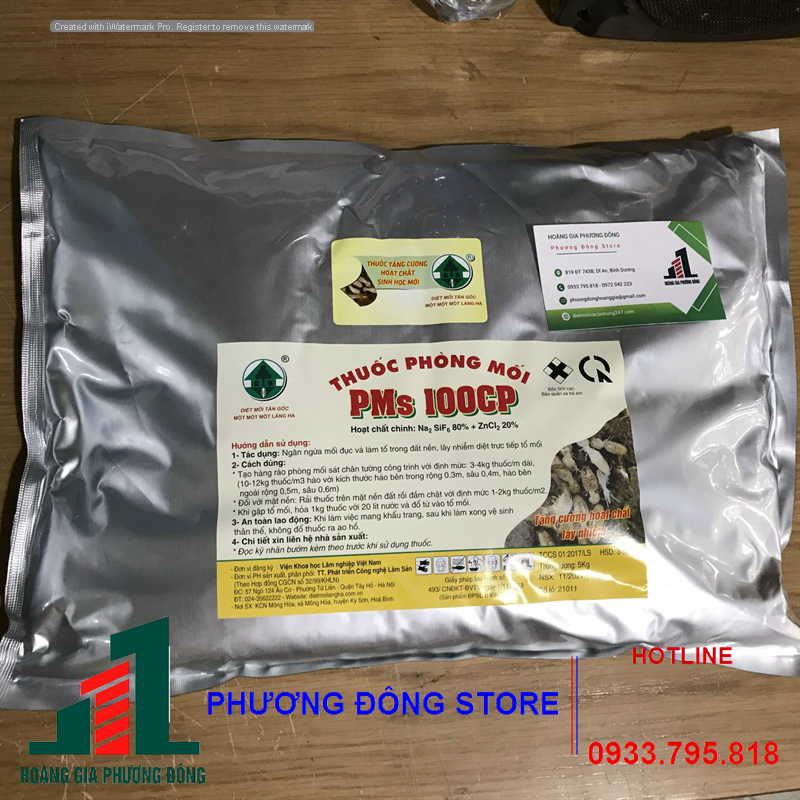 Thuốc phòng chống mối PMS 100CP_ (bao 5kg)