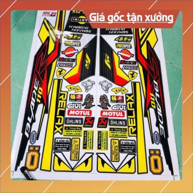 Tem rời wave blade 110 sản phẩm y hình 100%