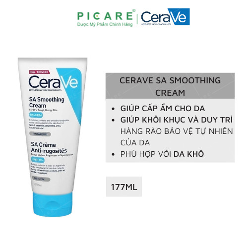 Kem Dưỡng Ẩm CeraVe SA Smoothing Cream Ure 10% 177ml