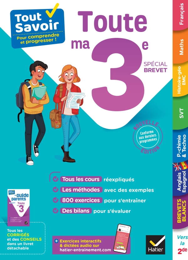 Sách học tiếng Pháp trẻ em TOUT SAVOIR 3E SPECIAL BREVET - TOUT EN UN