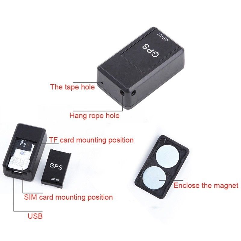 Thiết Bị Định Vị GPS Tracker Mini Không Dây GF-07 AZONE